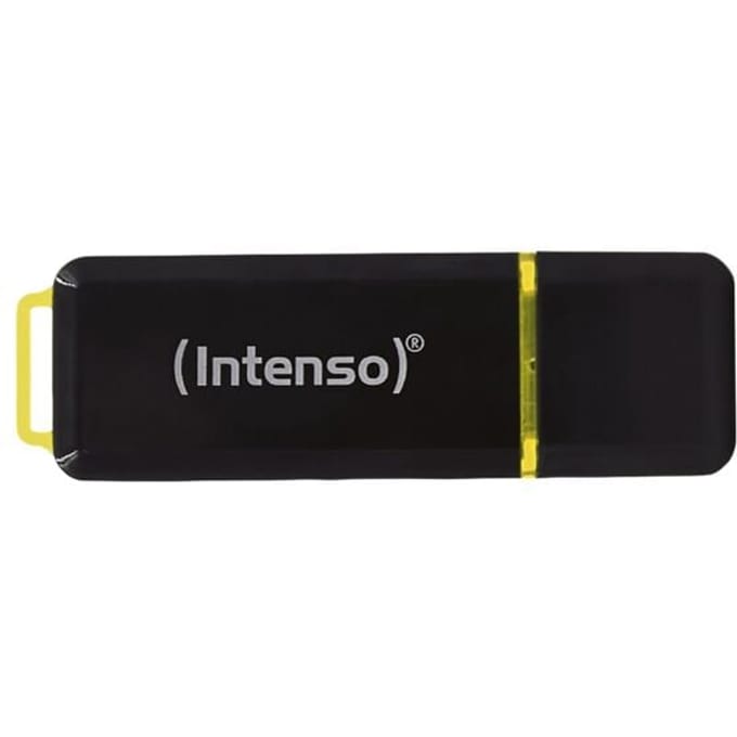 Intenso High Speed Line USB-stick 128 GB Zwart, Geel 3537491 USB-A 3.2 Gen 2