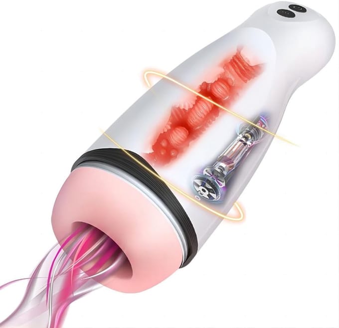 Masturbator - Vibrerende vagina - Penis Pomp - Koptelefoon