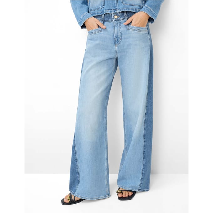 Brax Dames Jeans  Style MORGAN MIXED ATLANTIC OCEAN, denim lichtblauw, maat 44