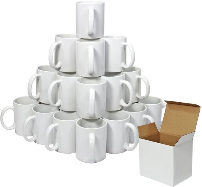 Sublimatiemokken - 720 stuks - 325 ml - incl. geschenkdozen