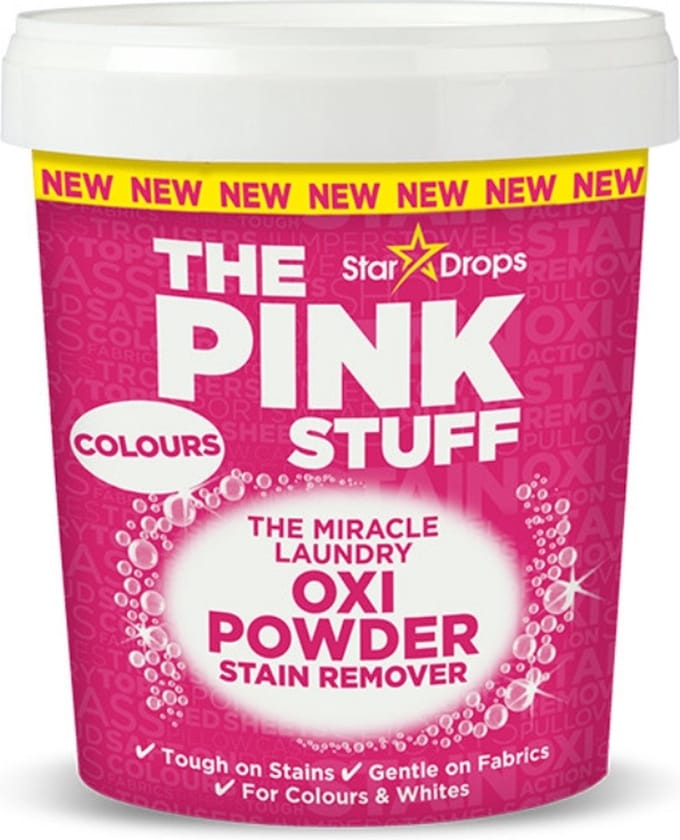 The Pink Stuff - Vlekverwijderaar voor gekleurde- en witte was - 1.2 kg