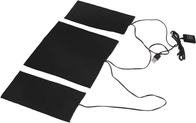 Instelbare USB Verwarmingsmatras met Wasbare Koolstofvezelverwarmer
