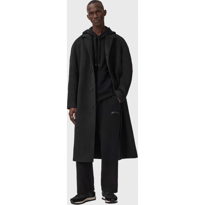AllSaints Odessa Hoody Black Größe: S | Kaputzenpullis Outlet | Herren | Schwarz