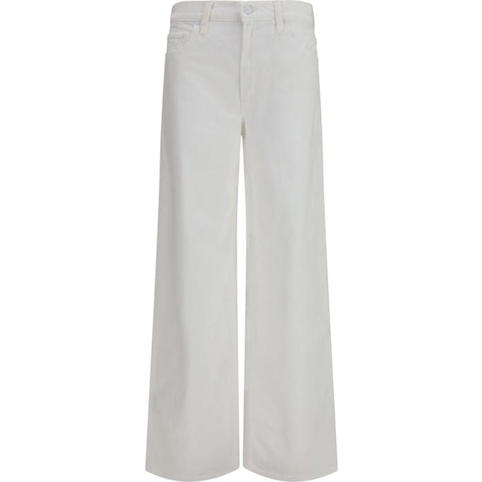 Mother Denim Witte Katoenen Jeans