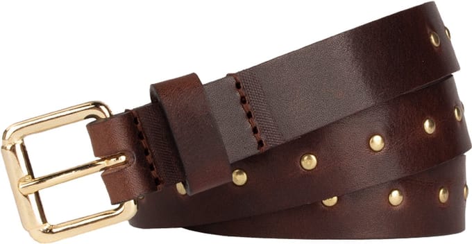 Legend Dames - Leren riem - Bruin - 80cm