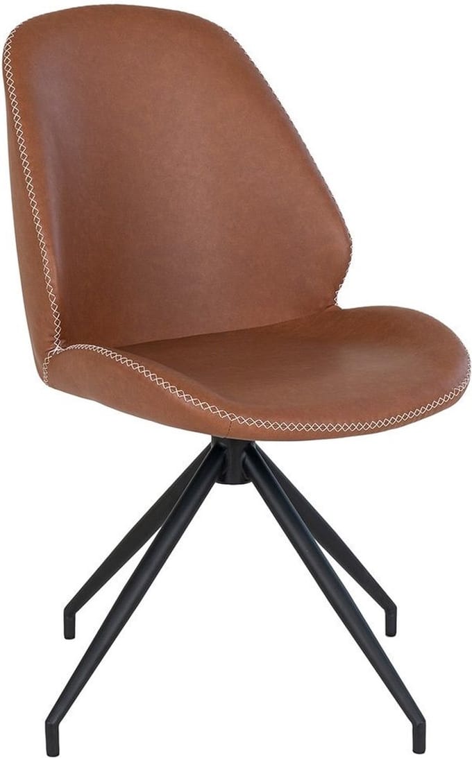 Sedero Eetkamerstoel Gerona - Vintage Bruin - Kunstleder