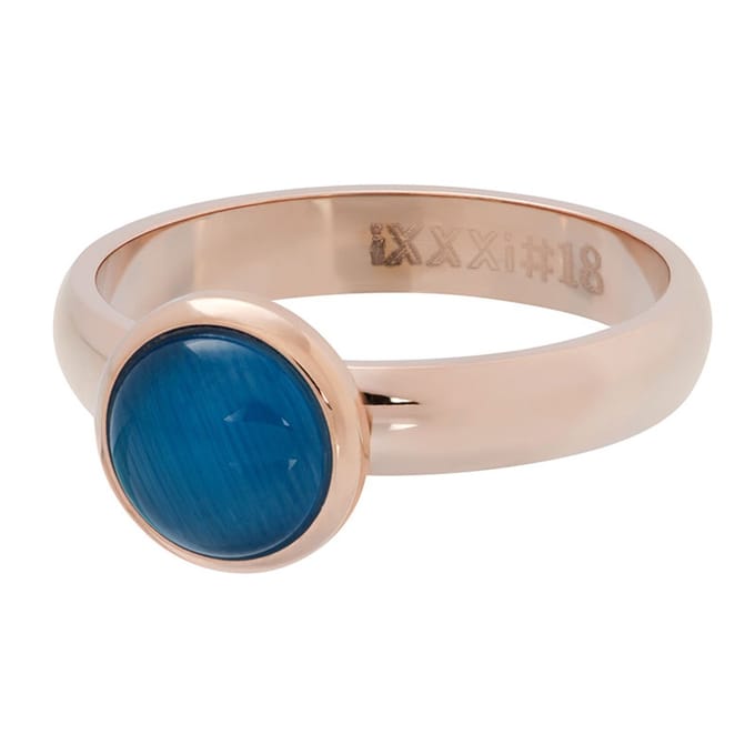 iXXXi Vulring Cat Eye Blue 10 mm Rosé | Maat 17
