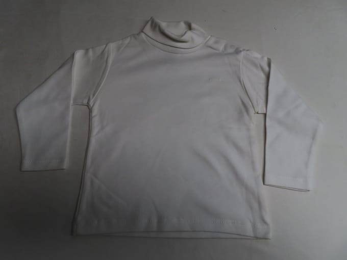 Trui - Sous Pull - Unie - Wit - Effen - 3 jaar 98