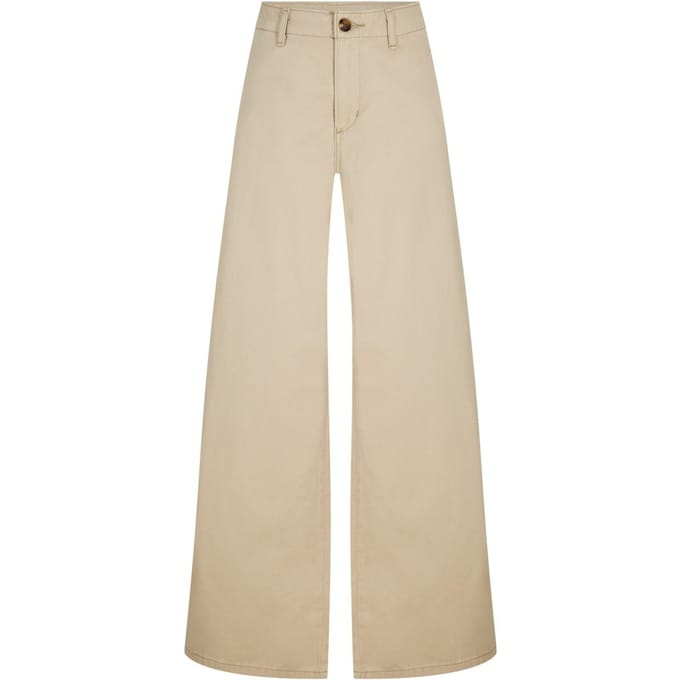Levis Dames Big Yikes Wijdvallende Chino's (Safari)