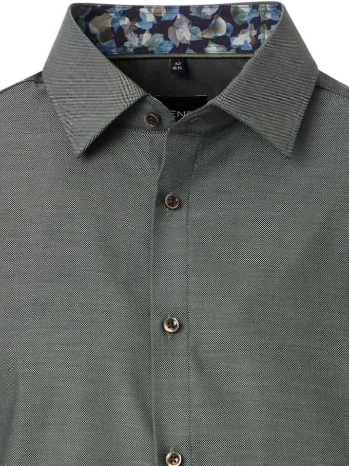 Venti Overhemd Kent Kraag Met Motief Modern Fit - L