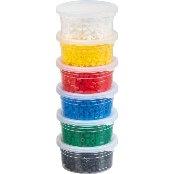 Strijk-op-kralen set, 3.000 stuks - Basic