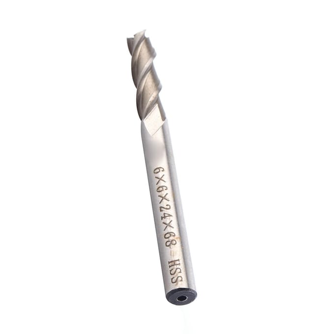3 Snijvlakken HSS & Aluminium Extra 6mm Vingerfrees Frees CNC Bit Verlengd