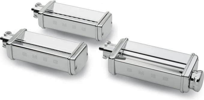 SMEG SMPC01 – Pastaroller & Snijset – 3-delig – Voor SMEG Keukenmachine – RVS