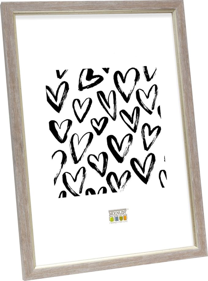 Deknudt Frames fotolijst S46AF3 - beige schilderlook - biesje - 30x40