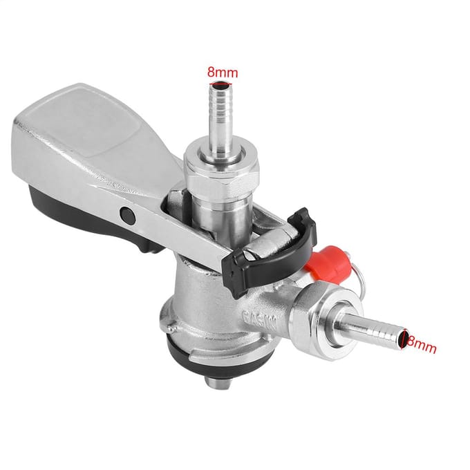 S Type Vat Koperen Koppeling Tapbier Dispenser Thuis Wijn Brouw gray