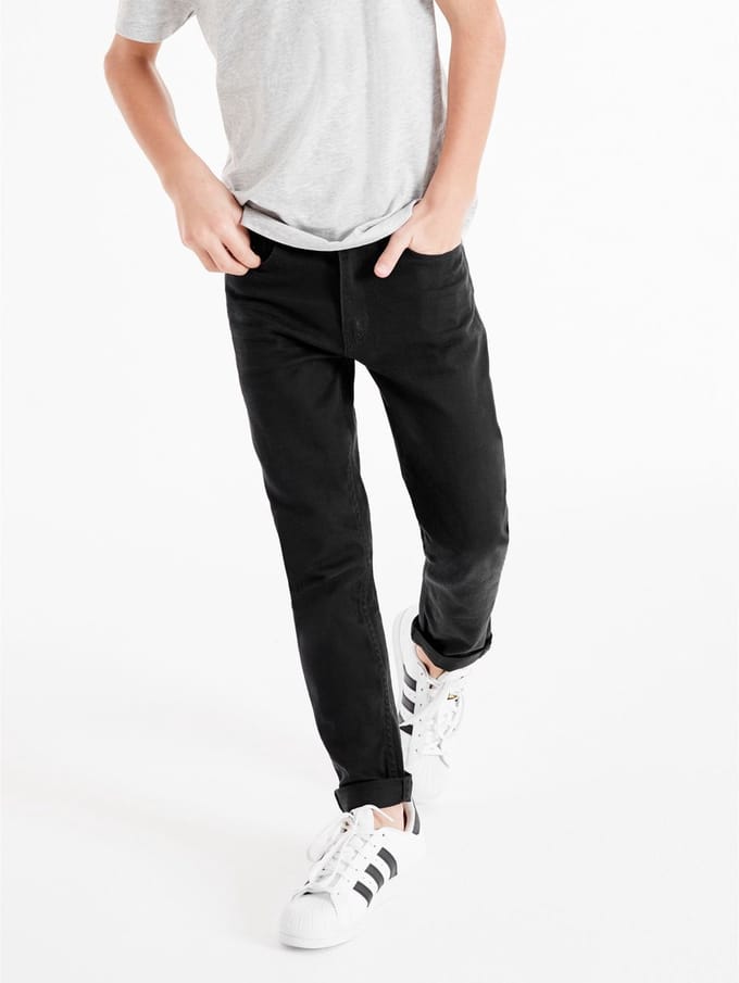 Next - Jongens - Stretchjeans met standaard pasvorm - Zwart