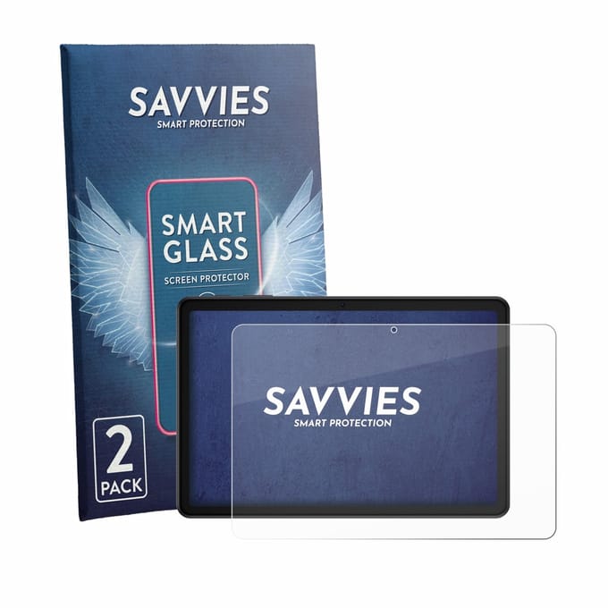 2 Stuks Savvies Screenprotector - geschikt voor Luzglo P10 - beschermfolie glas transparant