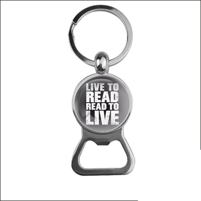Bieropener Glas - Live To Read Read To Live