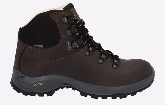 Hi-Tec Ravine Pro Leren Heren Bruine Wandelschoenen