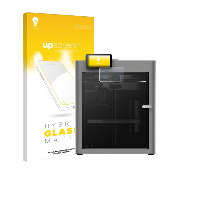 upscreen - Screenprotector voor Bambu Lab P2S 3D Printer - Folie Beschermfolie Beschermglas matte