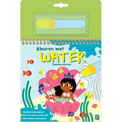Kleuren Met Water 2026: Zeemeerminnen - Kleuren Met Water