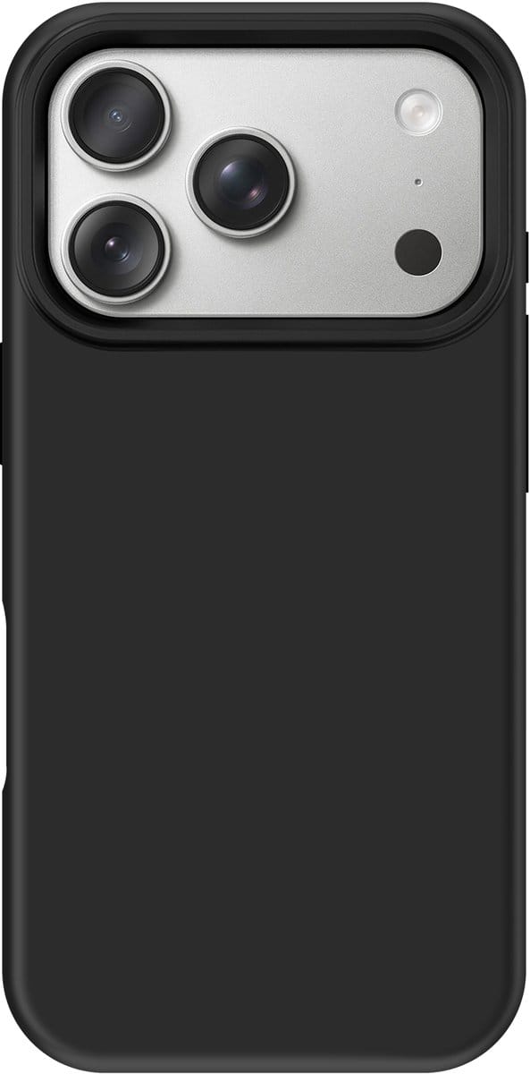 4Smarts Silikon Case Cupertino Backcover Apple iPhone 17 Pro Zwart Inductieve lading