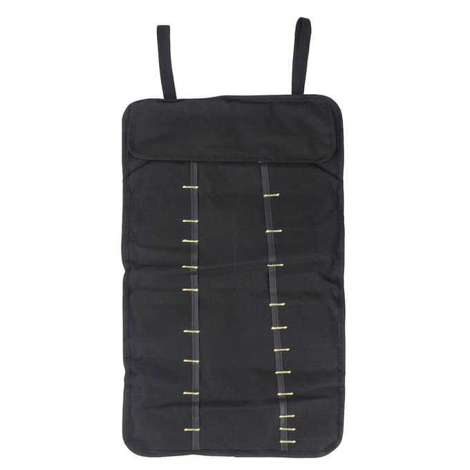 Zakken Gereedschap Rol Tas Draagbaar Canvas Waterdicht Multifunctioneel Opvouwbare Gereedschapstas Organizer black