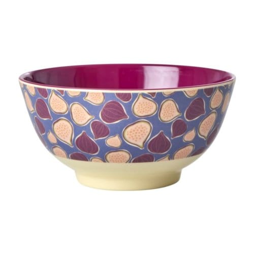 Rice melamine kom medium figs in love