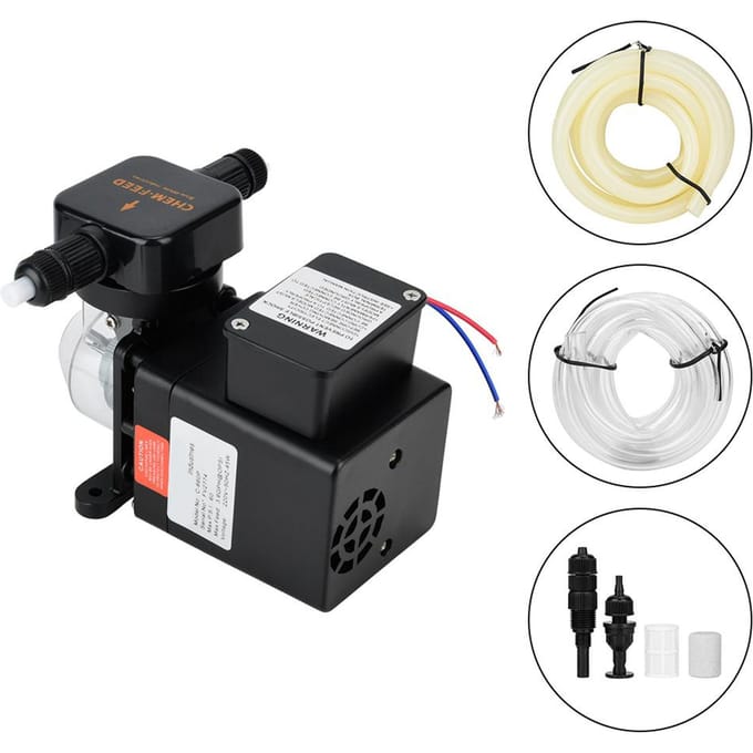 1 Stuks Zwembad Automatische Dosering Pomp Meten Sterilisatie Apparatuur black