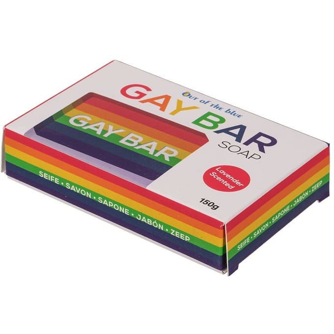 Soap with Flag Gay Bar Lavender scent