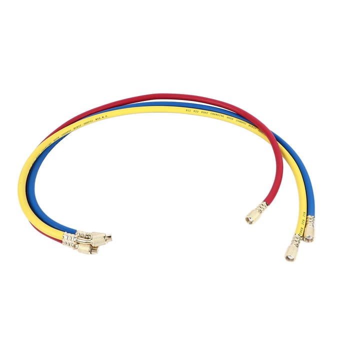 AC Laadslang Slang HVAC Airconditioning Koelmiddel Manifold Set voor R22 Koeling Driekleurig 0,9 meter