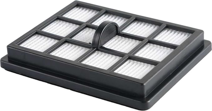 Hyundai Electronics - Cyclonic Vacuum Cleaner - 800W - Black gold - Exhaust HEPA filter square