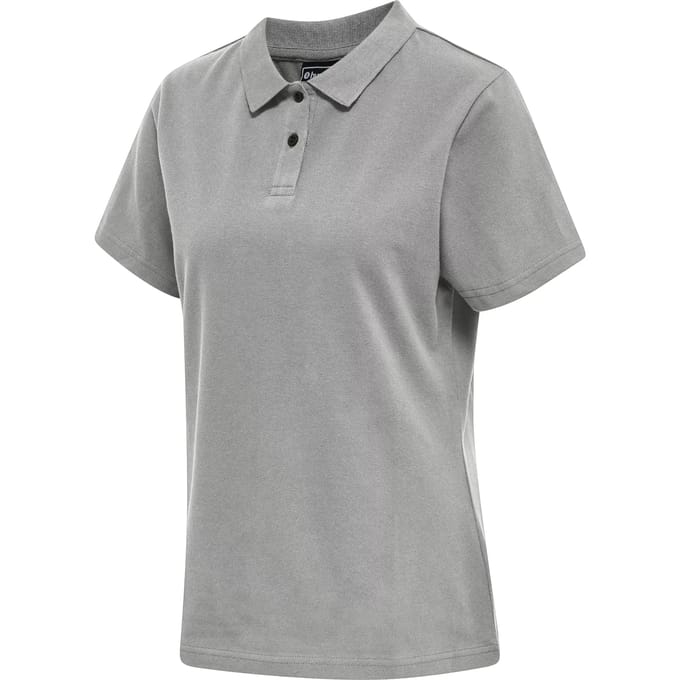 Dames stretch poloshirt Hummel Red
