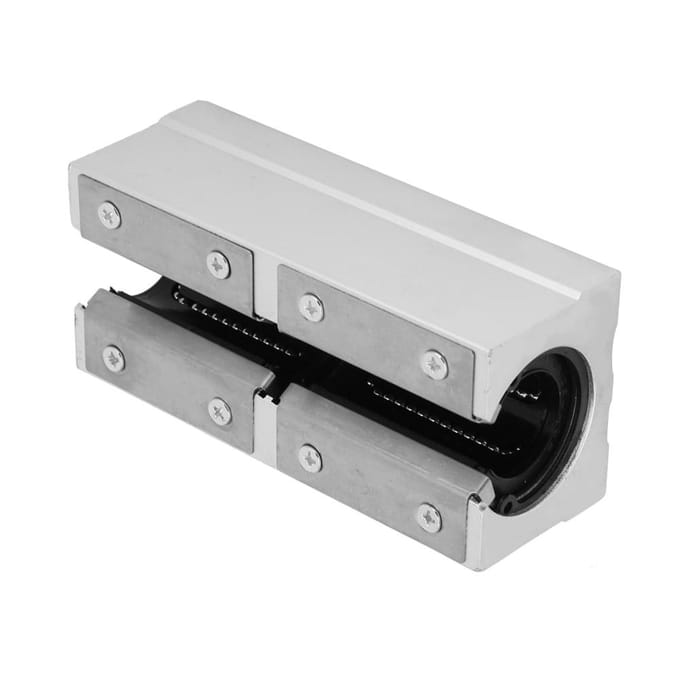 SBR25LUU 25mm Aluminium Open Type Lineaire Beweging Lager Schuifblok