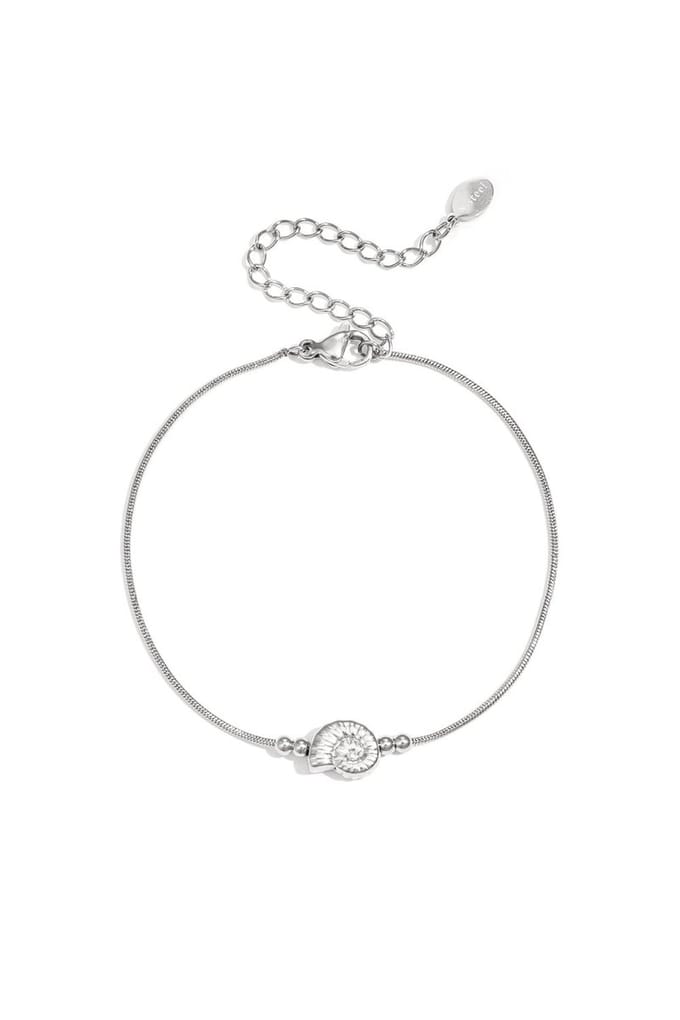 Yehwang - Armband Met Schelp - Zilver - Zomer