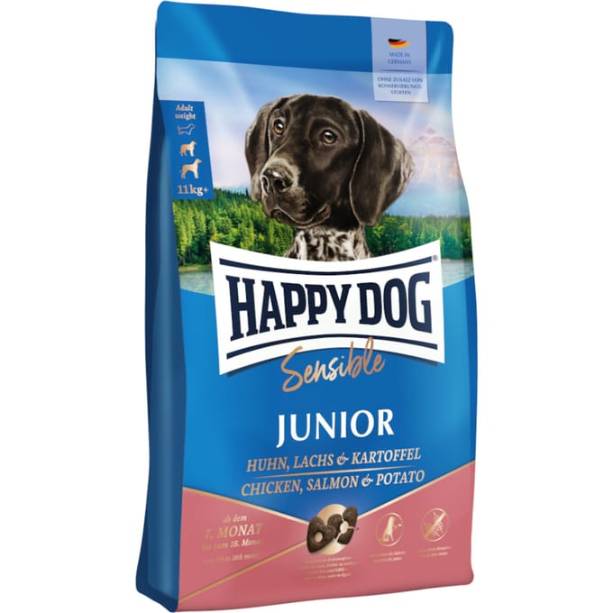 Happy Dog Supreme Sensible Junior Zalm & Aardappel Hondenvoer - 10 kg