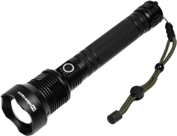 Zaklamp - LED - Aluminium - Tactical - 10 watt - 800 lumen - oplaadbaar