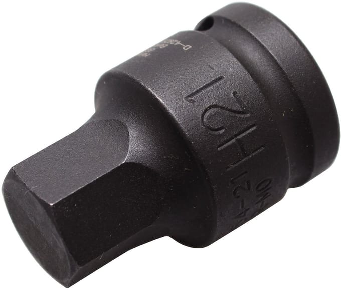 BGS Power bit inbus vierkant 20 mm (3/4") inbus 21 mm - 5054...