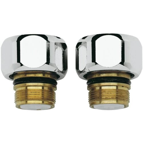GROHE terugslagklep set - 2 stuks - Chroom - 47189000