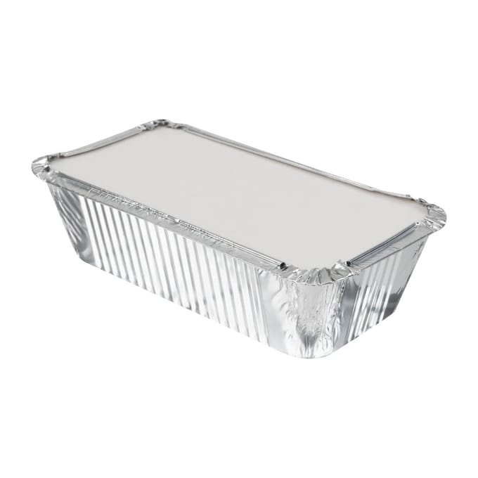 Nisbets Essentials Foliecontainers En Deksels 660ml (Verpakking Van 50)