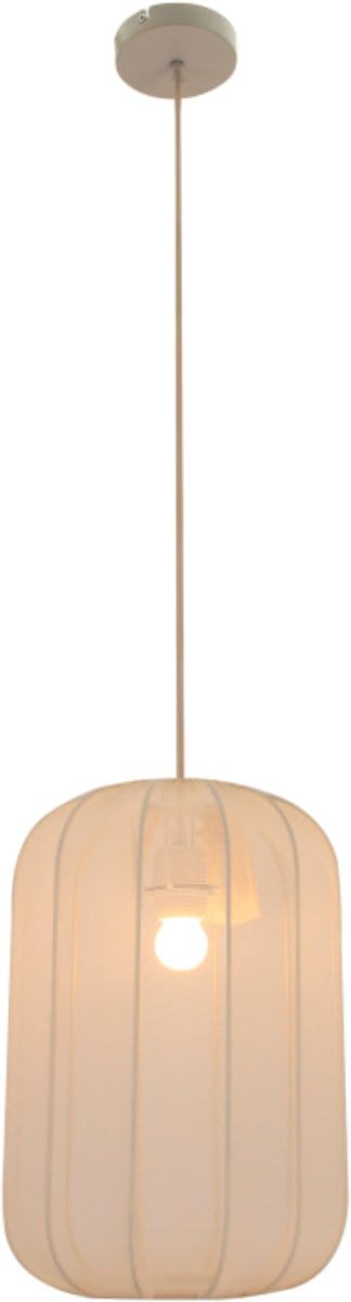 Chericoni Lecce Hanglamp - 1-lichts - Ø28 cm - Creme - Sisal