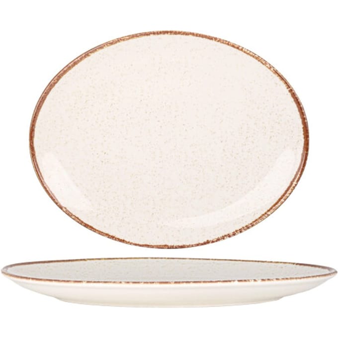 Rinart Serveerschaal - Brunilda - Porselein - 31 cm - set van 2