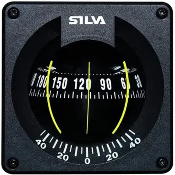 Silva 100b/h Kompas Zilver