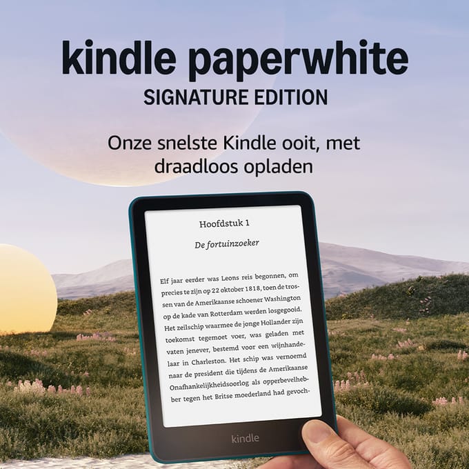 Amazon Kindle Paperwhite Signature Edition - 32 GB - Framboosrod metallic
