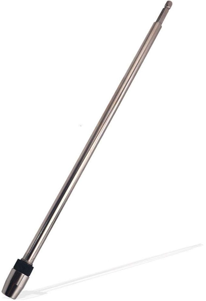 12 Inch Quick Release Drill Extension Bit Holder - 1/4 Inch Hex Shank - Lange Bereik Schroevendraaier Bit Houder - Werkt met 1/4 Inch Aandrijfbits