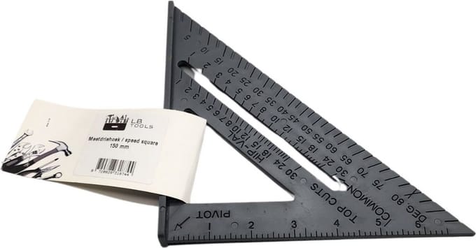 LB1362 LB TOOLS Meetdriekhoek speed square 150mm