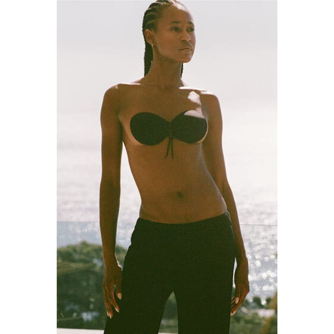 Hunkem ller PU Stick on bra Dames Plakbeha - Zwart - Maat E