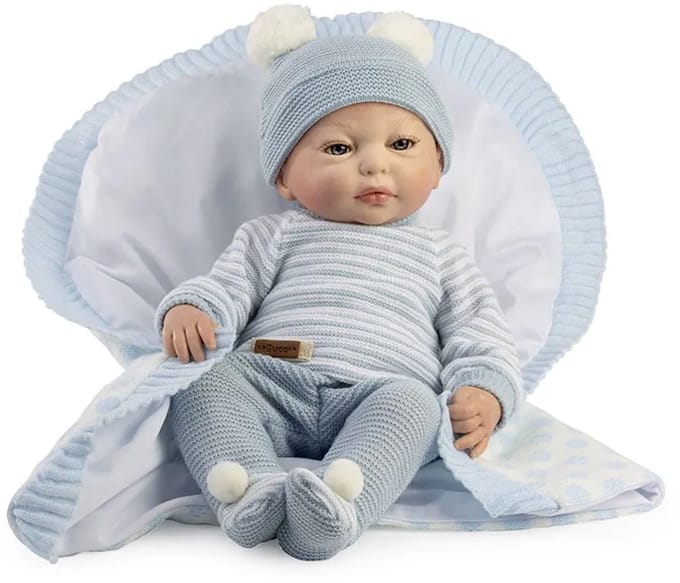 MuÑecas Guca Carlos Reborn Baby Grijs Kinderen