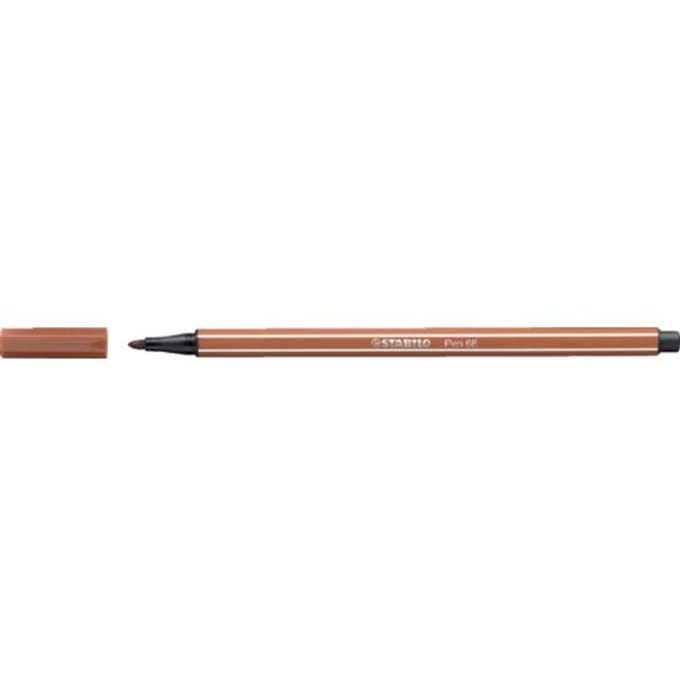 STABILO Pen 68 - Premium Viltstift - Sienna - per stuk