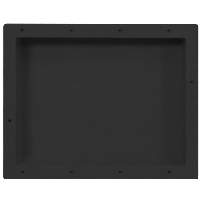 vidaXL - Douchenis - 41x51x10 - cm - matzwart